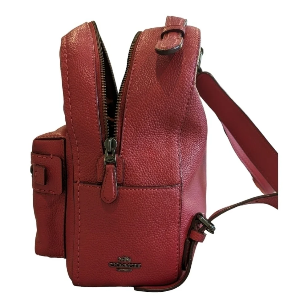 Coach backpack in  red - Picture 5 of 8